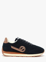 Boots Uit Leder No name Blauw women HRVS04B9