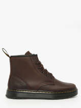 Enkellaarzen Uit Leder Dr martens Bruin men 41681200