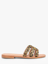 Slippers Hadamia Uit Leder Les tropeziennes Bruin women - 0HADAMIA