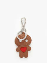 Sleutelhanger Love Manga Leder Nathan baume Bruin original n 718N