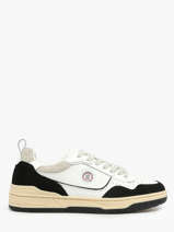 Sneakers Uit Leder Serge blanco Zwart men CHA2340P