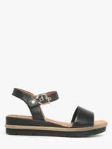 Sandalen Uit Leder Tamaris Zwart women 42