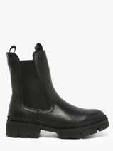 Chelsea Boots Uit Leder Tamaris Zwart women 41