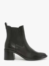Enkellaarsjes Met Hak Uit Leder Tamaris Zwart women 45