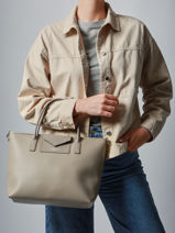 Handtassen Maya Double Kba Lancaster Grijs maya double kba 102-vue-porte