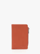 Portefeuille Leder Hexagona Oranje confort 468429
