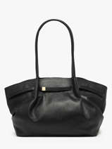 Schoudertas Caviar Leder Milano Zwart caviar CA25062