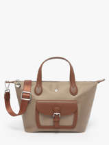Cross Body Tas Kiana Nylon Hexagona Beige kiana 1720185