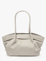 Schoudertas Caviar Leder Milano Beige caviar CA25062