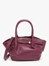 Handtassen Caviar Leder Milano Violet caviar CA25063