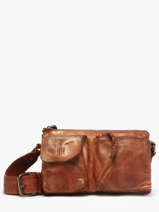 Cross Body Tas Heritage Leder Biba Bruin heritage KEO1L