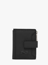 Kaarthouder Met Portemonnee Original Leder Nathan baume Zwart original n 102N