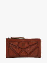 Portefeuille Leder Biba Bruin heritage DON4L