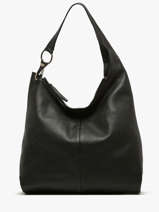 Schoudertas Leather Leder Biba Zwart leather JAP1L