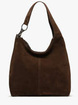 Schoudertas Leather Leder Biba Bruin leather JAP2L
