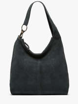 Schoudertas Leather Leder Biba Blauw leather JAP2L