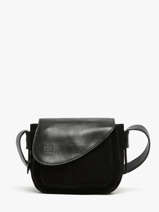 Cross Body Tas Heritage Leder Biba Zwart heritage BLT2L