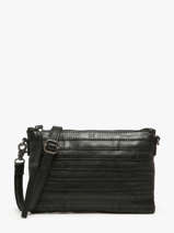 Cross Body Tas Heritage Leder Biba Zwart heritage LEB16L