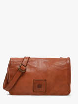 Cross Body Tas Heritage Leder Biba Bruin heritage BT33