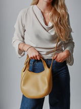 Longchamp Le foulonn� Handtas Geel-vue-porte