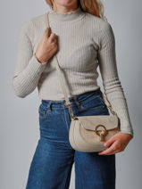 Cross Body Tas Velvet Caviar Leder Milano Beige velvet caviar VC25068-vue-porte