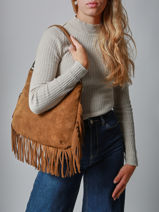 Cross Body Tas Velvet Leder Milano velvet VE241117-vue-porte