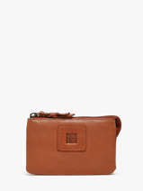 Portemonnee Heritage Leder Biba Bruin heritage BT35