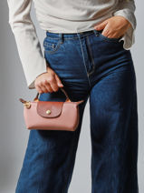 Longchamp Le pliage original Clutch Roze-vue-porte