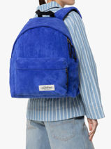 Rugzak Eastpak Blauw mono ribs A5BG4RIB-vue-porte