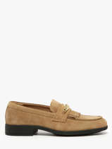 Mocassins Uit Leder Tommy hilfiger Beige women 8972RBC