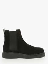 Sneakers Uit Leder Calvin klein jeans Zwart men YM01372