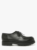 Derby Veterschoenen Uit Leder Kleman Zwart women PADRINI