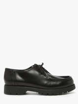 Derby Veterschoenen Uit Leder Kleman Zwart women PADRORB2