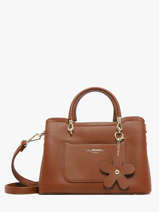 Cross Body Tas Grained Flora & co Bruin grained H6931
