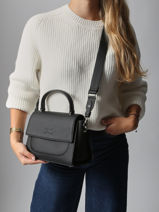 Cross Body Tas Charlene Leder Nathan baume Bruin event 9-vue-porte