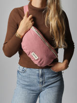 Belt Bag Custine Gerecycleerd Katoen Rivedroite Blauw timeless CUSTITIM-vue-porte