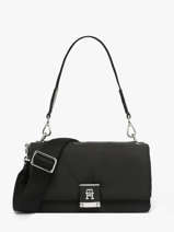 Cross Body Tas Th Her Gerecycleerd Polyester Tommy hilfiger Zwart th her AW17725