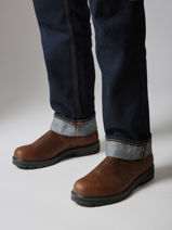 Regen Chelsea Boots Blundstone Bruin unisex 1609-vue-porte