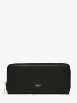 Portefeuille Enveloppe Leder Lancel Zwart enveloppe A13711