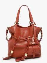 Bucket Bag M Premier Flirt Leder Lancel Oranje premier flirt A10110