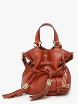 Bucket Bag S Premier Flirt Leder Lancel Oranje premier flirt A10109