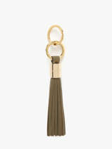 Sleutelhanger Premier Flirt Leder Lancel Groen charms A12922