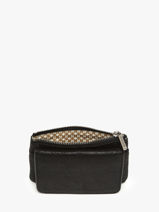 Portemonnee Vintage Leder Mila louise Zwart vintage 3853X-vue-porte