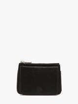 Portemonnee Leder Mila louise Zwart vintage 3853X