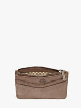 Kaarthouder Leder Mila louise Zwart vintage 3570X-vue-porte