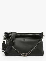 Cross Body Tas Vintage Leder Mila louise Zwart vintage 3822C