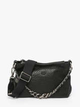 Cross Body Tas Vintage Mila louise Zwart vintage 3864E