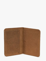 Paspoorthouder Vintage Leder Mila louise Bruin vintage 3364X-vue-porte