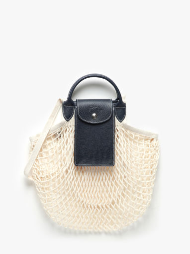 Longchamp Le pliage filet poche Schoudertas Beige