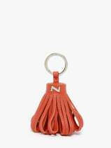 Sleutelhanger Dahlia Leder Nathan baume Oranje original n 100100N